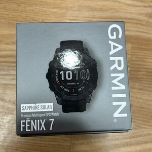 Garmin sapphire solar fenix 7 new
